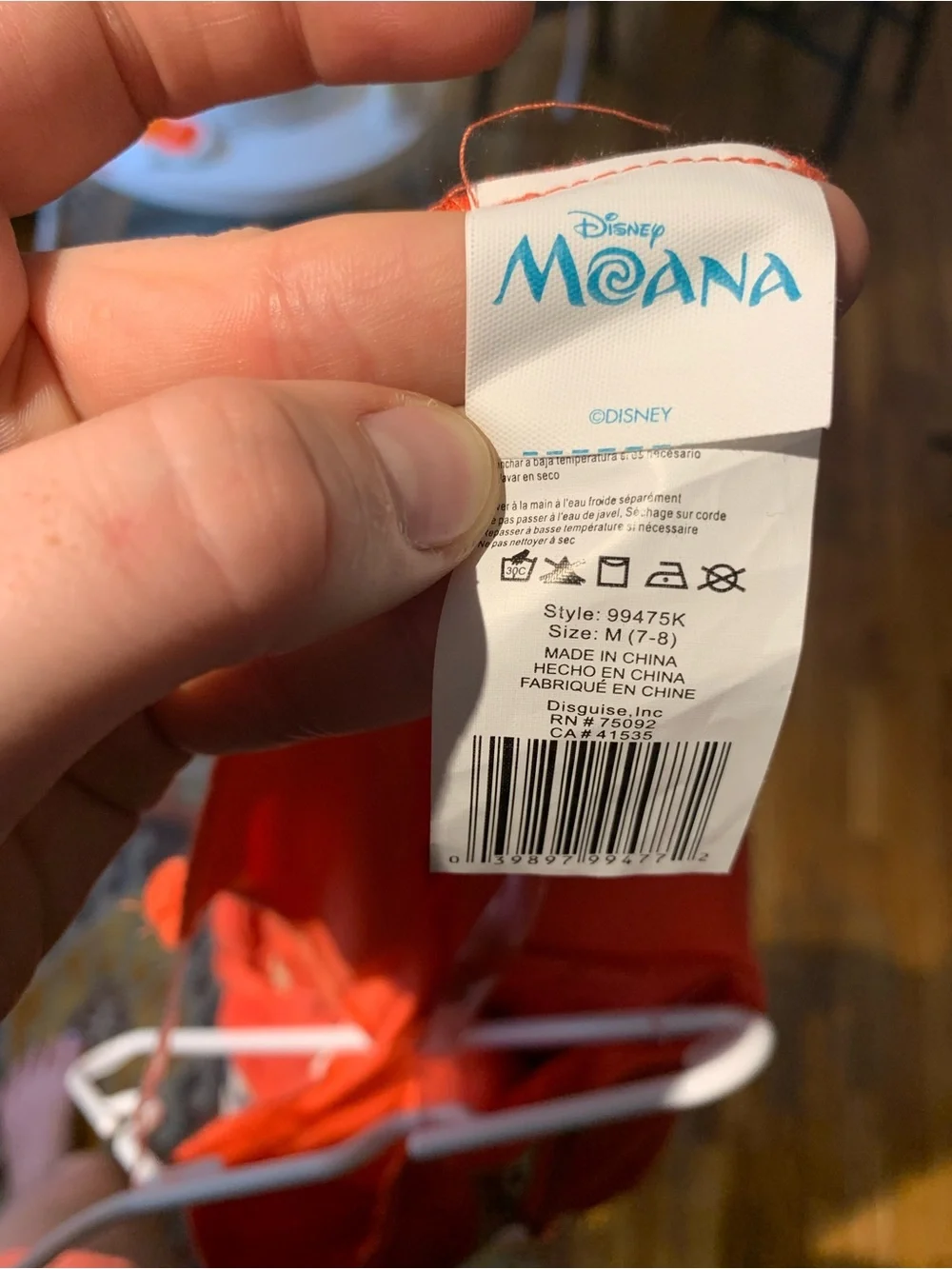 Disney’s Moana Costume